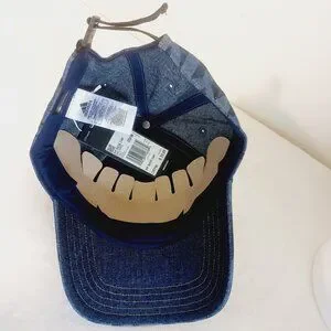Adidas x Ivy Park Denim Pattern Baseball Cap in Washed Blue (OSFM) IVY PARK | Accessories | Adidas Ivy Park Nwt Denim Ivy Print  main image 4